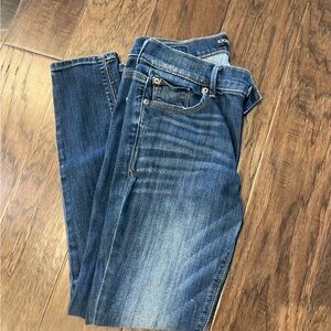 Blue Slim Jeans with Natural Fading